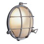 Rund skotlampe - forkromet messing (ø190 x 95mm, 60W, Mat glas)