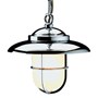 Loftslampe inkl. baldakin - krom