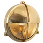 Skotlampe rund - med halvskærm