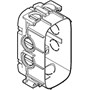 LK FUGA® dåse for indmuring grøn 2 modul 49 mm dyb