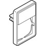 FUGA ramme 50 1½ modul med tekstmodul