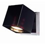 ICE CUBE Væg/loft lampe med kabeludgang. Sort
