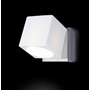 ICE CUBE Væg/loft lampe med kabeludgang. Hvid