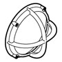 Kryds for skotlampe 81 GUS gammel LK
